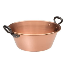 BAUMALU Bassine a confiture 26 cm cuivre 12/10eme anses fonte BAUMALU Bassine a confiture 26 cm cuivre 12/10eme anses fonte