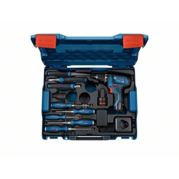 Perceuse-visseuse Bosch Professional GSR 12V-15 + outillage a main + 2 batteries 2.0A
