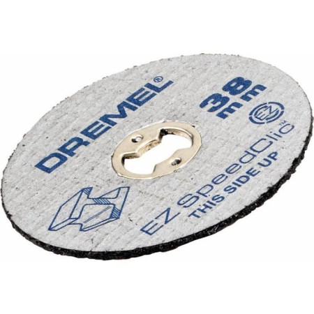 Lot de 12 Disques DREMEL - EZ SpeedClic - Tronçonnage/Découpe Métaux - ø 38mm - épaisseur 1