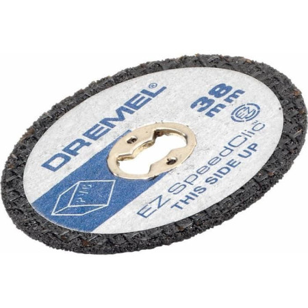 Lot de 5 disques DREMEL S476 EZ SpeedClic pour découper les plastiques et PVC - Ø 38m