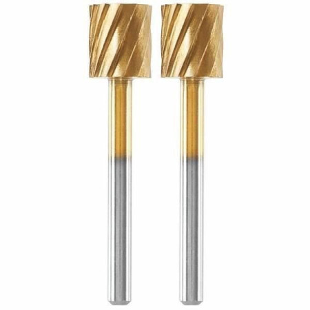 Lot de 2 fraises acier haute longévité Dremel Max 115 - ø 7