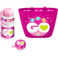 Set ludique STAMP - Corbeille + Bidon + Sonnette Rose - Skids Control Set ludique STAMP - Corbeille + Bidon + Sonnette Rose - Skids Control
