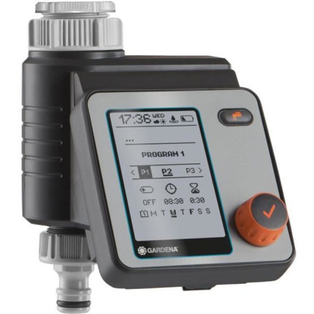 Programmateur d'arrosage Master GARDENA - 1892-20 - Ecran LCD - Pression max 12 bar -