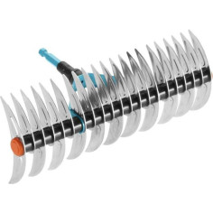 GARDENA Râteau-scarificateur 35cm Combisystem - Lames acier galvanisé pressé Anti-mo GARDENA Râteau-scarificateur 35cm Combisystem - Lames acier galvanisé pressé Anti-mo