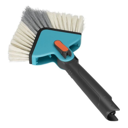 GARDENA Balai tete de loup Combisystem - Brosse haute qualité  Boîtier plastique  J