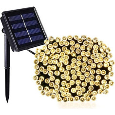 LUMI JARDIN Guirlande lumineuse solaire Yogy Solar - Lumiere blanc chaud solaire - 200 LED - 1700 cm LUMI JARDIN Guirlande lumineuse solaire Yogy Solar - Lumiere blanc chaud solaire - 200 LED - 1700 cm