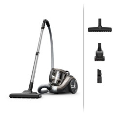 ROWENTA RO4B50EA Aspirateur sans sac, Basse consommation 900 W max, Haute filtration, Bac a poussiere 2,5 L, Compact, Modele ani