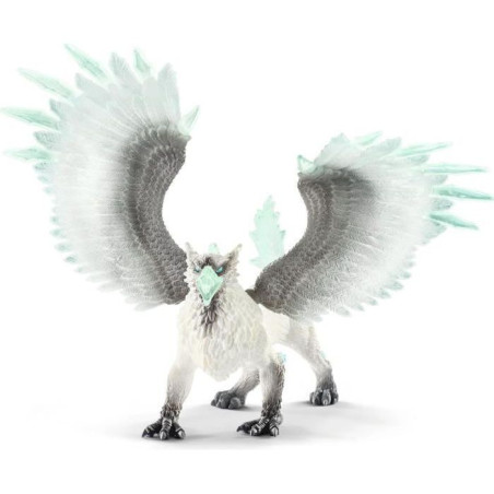 Figurine Schleich Eldrador Creatures - Prise de Glace - Garçon - 70143 - Ailettes mobiles - Rouge