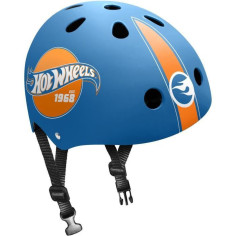Casque Skate STAMP - Hot Wheels - Taille 53/57cm - Confortable et Ajustable - Garçon Casque Skate STAMP - Hot Wheels - Taille 53/57cm - Confortable et Ajustable - Garçon