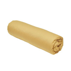 Drap housse TODAY Essential - 140 x 190 cm - 2 personnes - 100% Coton uni - Ocre Drap housse TODAY Essential - 140 x 190 cm - 2 personnes - 100% Coton uni - Ocre