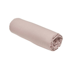 Drap housse TODAY Essential - 160 x 200+30 cm - 2 personnes - 100% Coton uni - Rose des sables Drap housse TODAY Essential - 160 x 200+30 cm - 2 personnes - 100% Coton uni - Rose des sables
