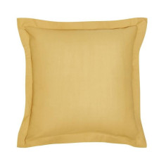 Taie d'oreiller TODAY Essential - 63 x 63+5 cm - 100% Coton uni - Ocre Taie d'oreiller TODAY Essential - 63 x 63+5 cm - 100% Coton uni - Ocre
