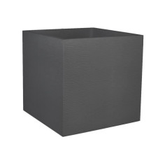 EDA PLASTIQUE Bac a fleurs carré Graphit - 57 L - 49