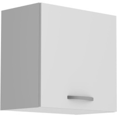 Meuble haut 1 porte OSLO - Blanc - L 60 x P 36 x H 58 cm Meuble haut 1 porte OSLO - Blanc - L 60 x P 36 x H 58 cm