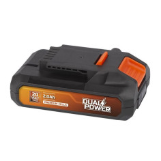 Batterie 20V 2Ah Li-ion Dual Power POWDP9021 - DUAL POWER - Pour outils 20V uniquement Batterie 20V 2Ah Li-ion Dual Power POWDP9021 - DUAL POWER - Pour outils 20V uniquement