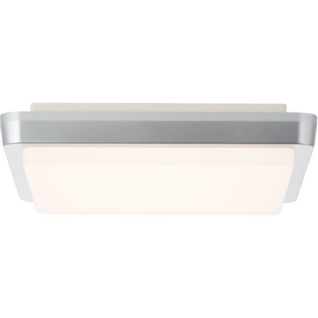Plafonnier extérieur DEVORA couleur argent led intégré