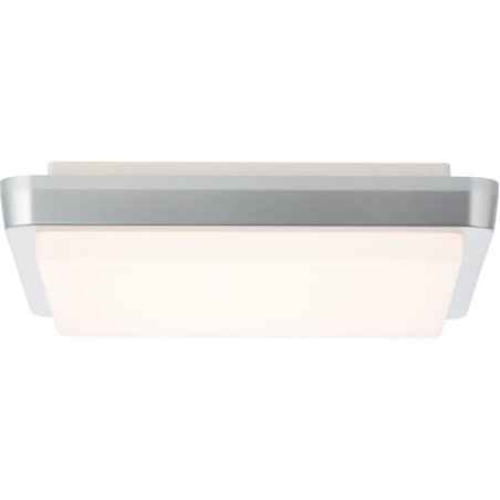 Plafonnier extérieur DEVORA couleur argent led intégré