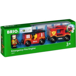 Brio World Camion de Pompiers Son et Lumiere - Accessoire son & lumiere Circuit de tr