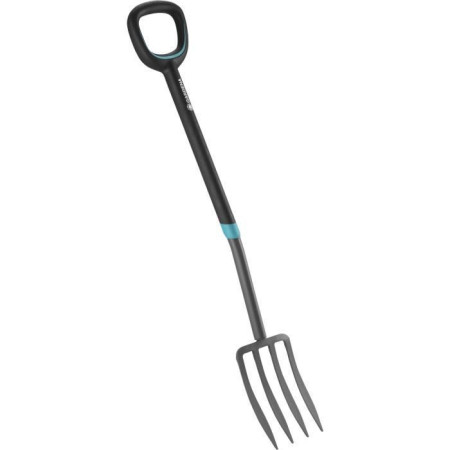 GARDENA Fourche a becher ErgoLine  Manche revetement souple  Poignée ergo en D  De