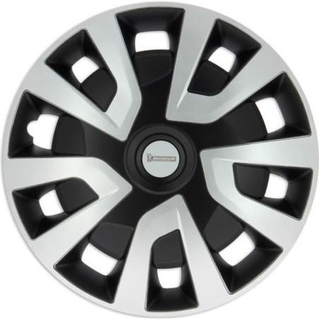 4 enjoliveurs 15 - MICHELIN - spécial utilitaires et camping-car -NVS : pastille réfléchissante pour visibilité de nuit