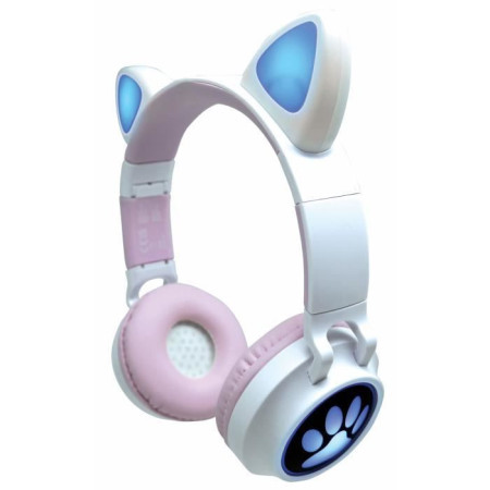 Casque audio 2-en-1 avec oreilles de chat LEXIBOOK - Bluetooth 5.0 - Rose - Pour enfa
