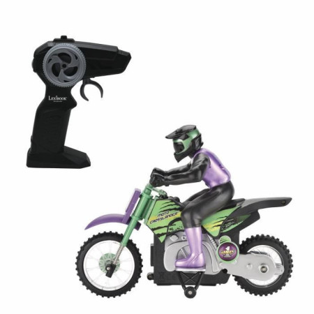 Moto Crosslander LEXIBOOK - Radiocommande 2.4 Ghz - Cascade extreme avec effets lumineux
