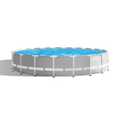 Intex - 26756NP - Kit piscine prism frame ronde tubulaire ø 6