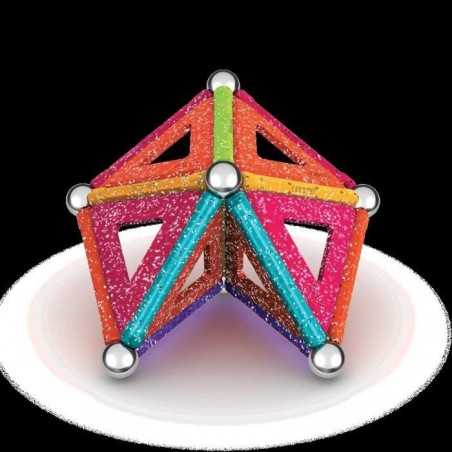 Coffret de construction - GEOMAG - Glitter Panels - 35 pieces - Magnétique - Plastique recyclé