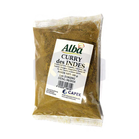 ALBA FOOD Curry des Indes 100g Antananarivo Madagascar