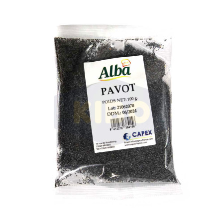 ALBA FOOD Graines de Pavot 100g Antananarivo Madagascar