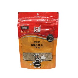 Poivre moulu 75g