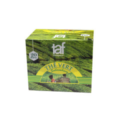 TAF Thé vert nature 20 poches alu Antananarivo Madagascar
