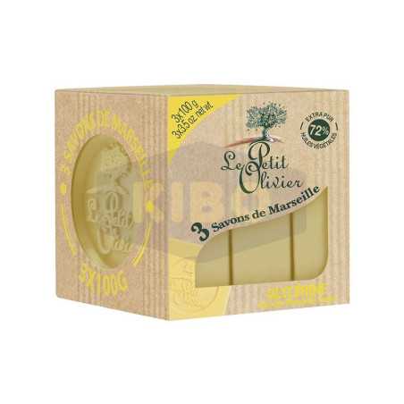 Savon de marseille au glycérine 3x100g
