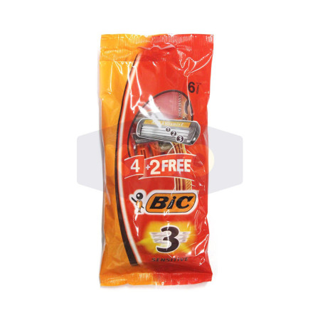 BIC Rasoir triple lames sensitive 4+2 pièces Antananarivo Madagascar