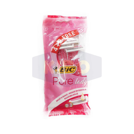 BIC Rasoir triple lames Pure Lady 4+2 pièces Antananarivo Madagascar