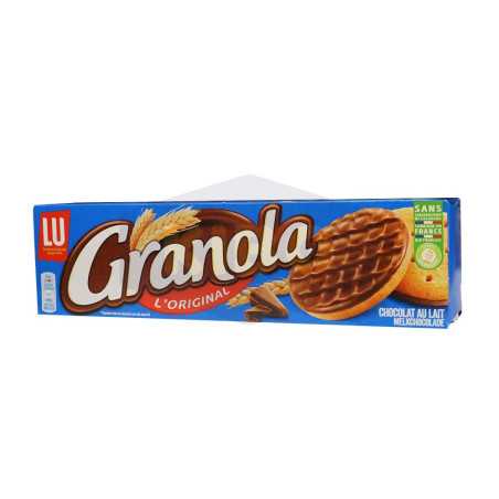 Biscuits sablés nappés chocolat au lait Granola 200g