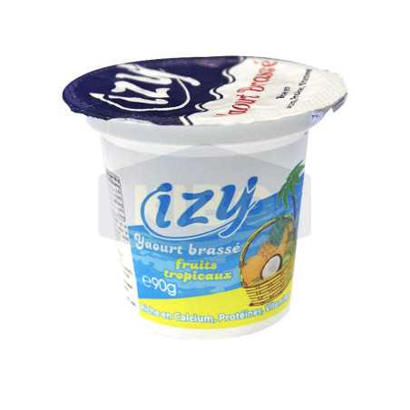 Yaourt IZY fruits tropicaux 90g