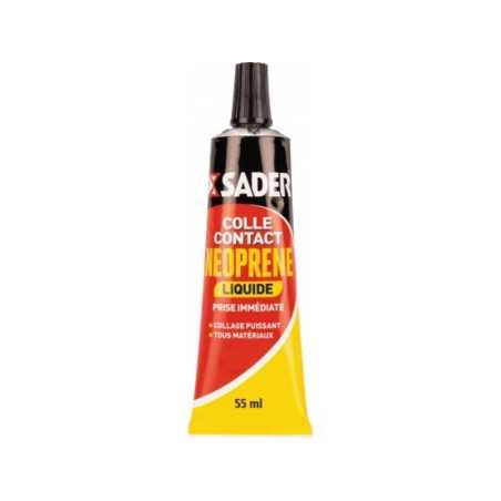 Colle Néoprène Liquide Multi - Usages Sader, 55 Ml