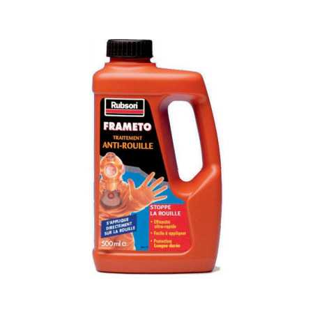 Protection Antirouille Extérieur / Intérieur Frameto Rubson, Noir, 0.5 L