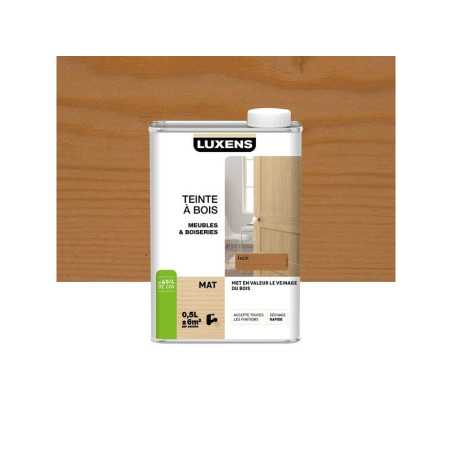Teinte à bois LUXENS, 0.5L, teck mat