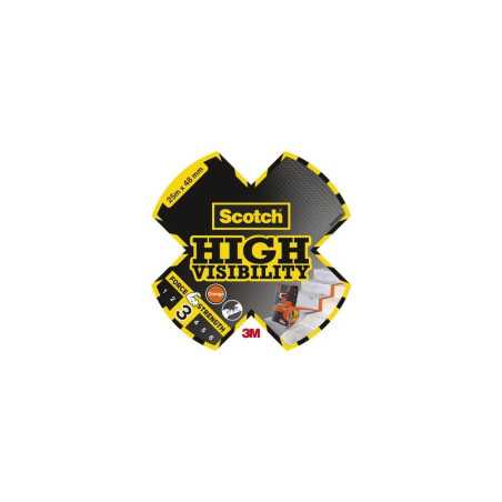 Adhésif De Réparation Scotch High Visibility, Une Face L.25 M X L.48 Mm Orange