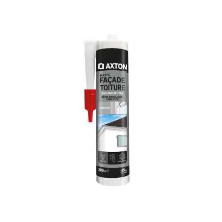 Mastic D'étanchéité Façade Axton Transparent 280 Ml
