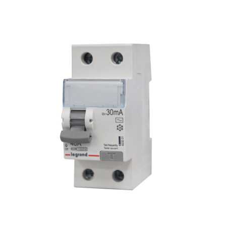 Disjoncteur différentiel TX3 ID 2P 40A AC 30MA MONO