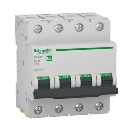 Disjoncteur 4P 4500 A C 16A