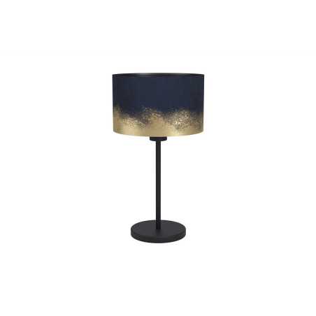 CASUARITA&nbsp; Lampe de table noir/bleu-doré E27 40W h435