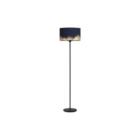 CASUARITA&nbsp; Lampe sur pied&nbsp; noir/bleu-doré E27 40W h1510
