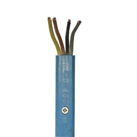 SubCâble plmat 4xw2.5mm² bleu alimentaire