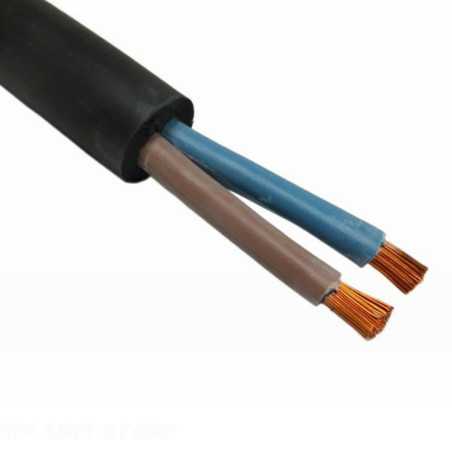 Câble souple HO7RN-F 2X1.5mm² (le M)
