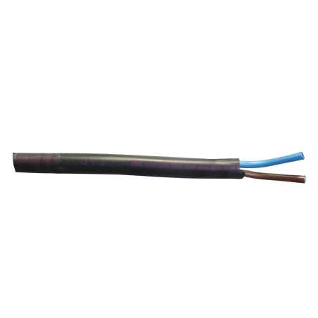 Câble rigide noir 2x4mm2 R2V