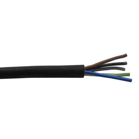 Câble souple HO7RN-F 5G4mm² (le M)*